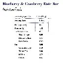 Cranberry & Blueberry Date Bar