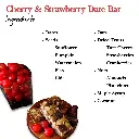 Tart Cherry & Strawberry Date Bar